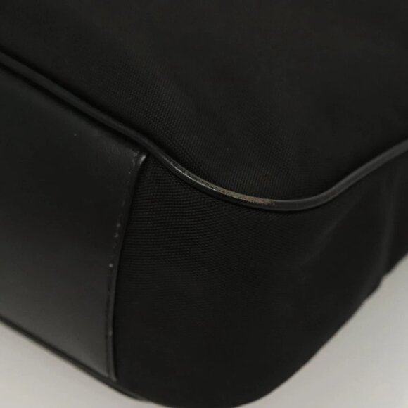 GUCCI Bamboo Hand Bag Canvas 2way Black Silver 001 1638 Auth 128076 - Picture 3 of 16